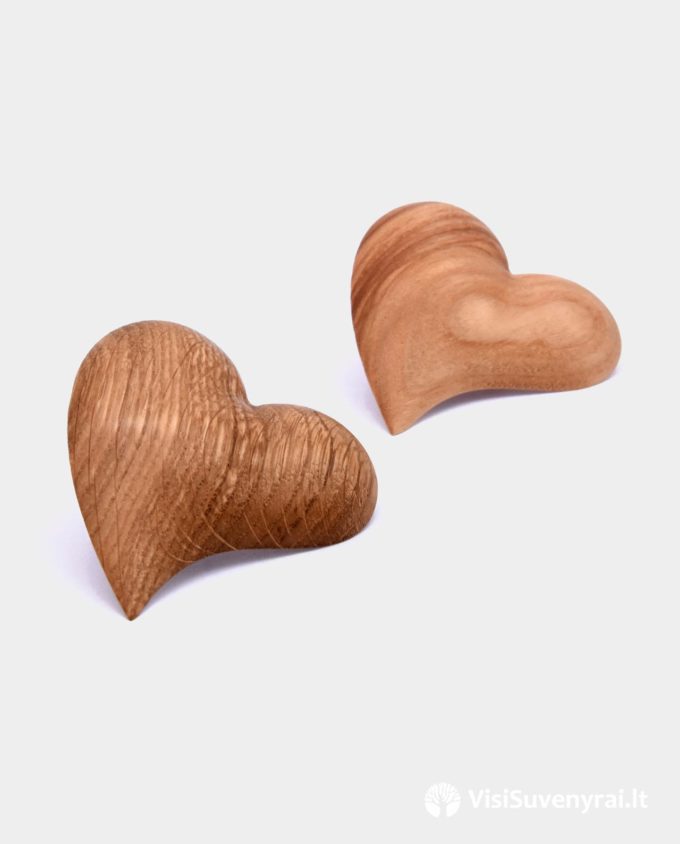 mediniai papuošalai dovanos valentino proga širdies formos segė