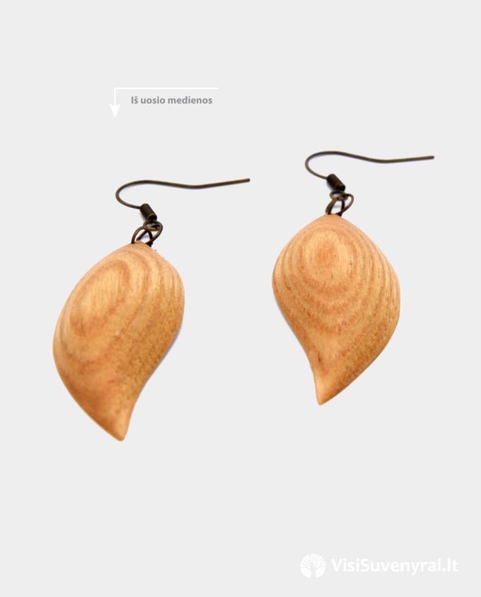 mediniai auskarai internetu rankų darbas auskarai iš medžio papuošalai moterims auskariukai
